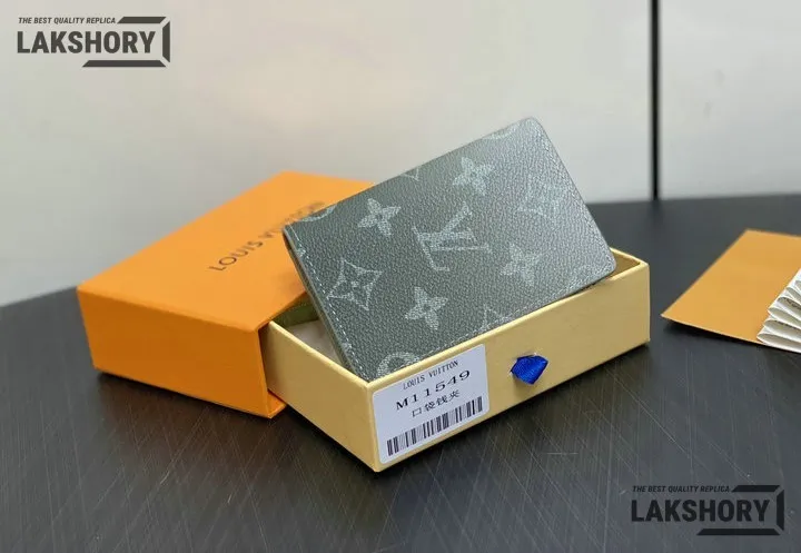 Louis Vuitton 1:1 Mirror Replica Pocket Organizer Monogram Khaki 7.5CM/3IN Louis Vuitton Replica Wallets Louis Vuitton 1:1 Mirror Replica Pocket Organizer Monogram Khaki 7.5CM/3IN Louis Vuitton Replica Wallets