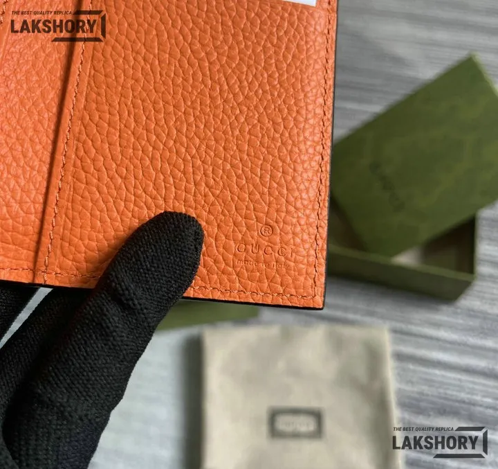 Gucci 1:1 Mirror Replica Leather Jumbo GG Card Case 7.5CM/3IN Gucci Replica Wallets Gucci 1:1 Mirror Replica Leather Jumbo GG Card Case 7.5CM/3IN Gucci Replica Wallets