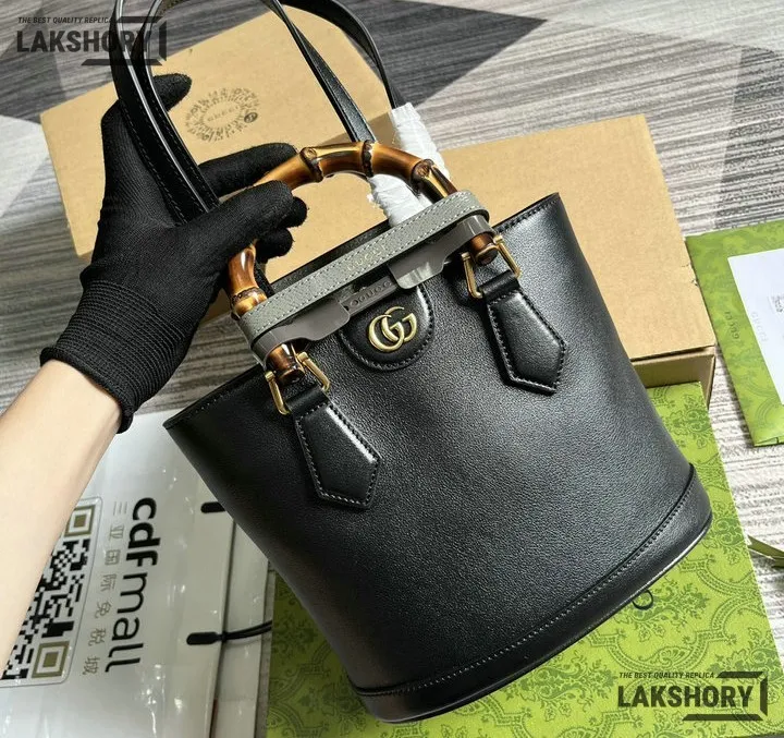 Gucci 1:1 Mirror Replica Diana Bamboo Handle Tote Bag 22CM/8.7IN Gucci Replica Bamboo Bags Gucci 1:1 Mirror Replica Diana Bamboo Handle Tote Bag 22CM/8.7IN Gucci Replica Bamboo Bags