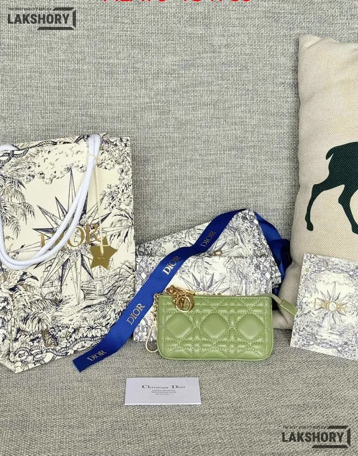 Dior 1:1 Mirror Replica Lambskin Cannage Lady Dior Zipped Key Case 7.6CM/3IN Christian Dior Replica Wallets Dior 1:1 Mirror Replica Lambskin Cannage Lady Dior Zipped Key Case 7.6CM/3IN Christian Dior Replica Wallets