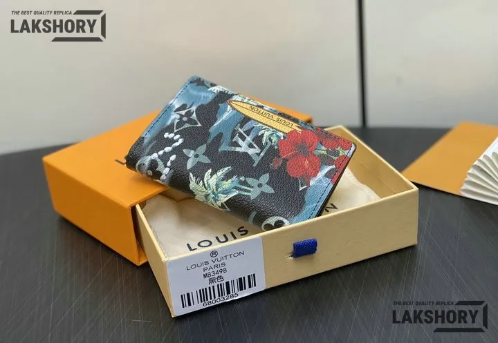 Louis Vuitton 1:1 Mirror Replica Pocket Organizer Monogram Surfin’ 7.5CM/3IN Louis Vuitton Replica Wallets Louis Vuitton 1:1 Mirror Replica Pocket Organizer Monogram Surfin’ 7.5CM/3IN Louis Vuitton Replica Wallets