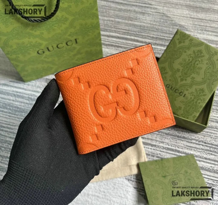 Gucci 1:1 Mirror Replica Jumbo GG Bifold Leather Coin Wallet 9CM/3.5IN Gucci Replica Wallets Gucci 1:1 Mirror Replica Jumbo GG Bifold Leather Coin Wallet 9CM/3.5IN Gucci Replica Wallets