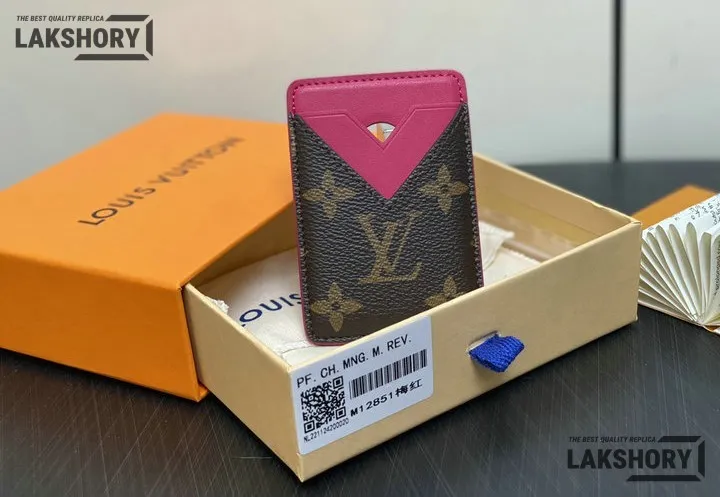 Louis Vuitton 1:1 Mirror Replica Porte-Cartes Magnet Monogram Eclipse 6.5CM/2.6IN Louis Vuitton Replica Wallets Louis Vuitton 1:1 Mirror Replica Porte-Cartes Magnet Monogram Eclipse 6.5CM/2.6IN Louis Vuitton Replica Wallets