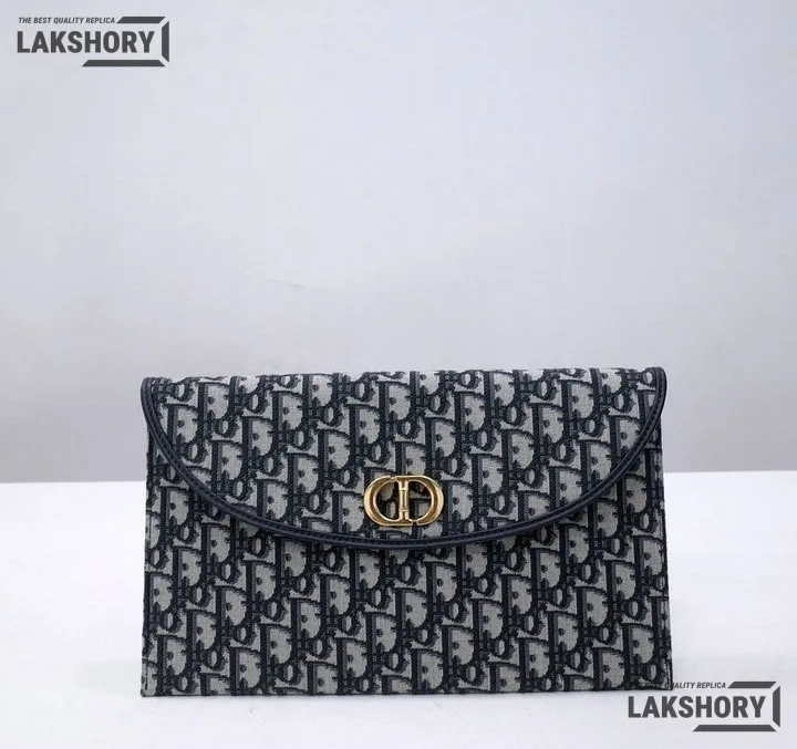Dior 1:1 Mirror Replica Oblique 30 Montaigne Avenue Pouch With Flap Blue 30CM/11.8IN Christian Dior Replica Wallets Dior 1:1 Mirror Replica Oblique 30 Montaigne Avenue Pouch With Flap Blue 30CM/11.8IN Christian Dior Replica Wallets