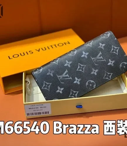 Louis Vuitton 1:1 Mirror Replica Brazza Wallet Monogram 10CM/3.9IN Louis Vuitton Replica Wallets