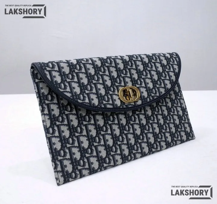 Dior 1:1 Mirror Replica Oblique 30 Montaigne Avenue Pouch With Flap Blue 30CM/11.8IN Christian Dior Replica Wallets Dior 1:1 Mirror Replica Oblique 30 Montaigne Avenue Pouch With Flap Blue 30CM/11.8IN Christian Dior Replica Wallets
