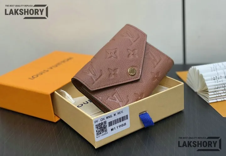 Louis Vuitton 1:1 Mirror Replica Victorine Wallet Monogram Empreinte Leather 12CM/4.7IN Louis Vuitton Replica Wallets Louis Vuitton 1:1 Mirror Replica Victorine Wallet Monogram Empreinte Leather 12CM/4.7IN Louis Vuitton Replica Wallets