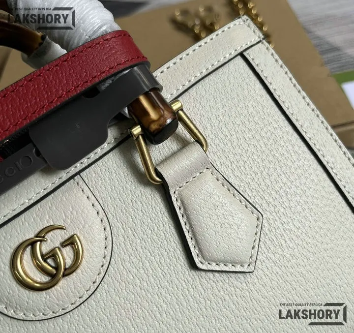 Gucci 1:1 Mirror Replica Calfskin Web Small Diana Shoulder Bag 27CM/10.6IN Gucci Replica Bamboo Bags Gucci 1:1 Mirror Replica Calfskin Web Small Diana Shoulder Bag 27CM/10.6IN Gucci Replica Bamboo Bags
