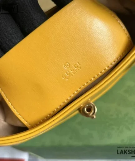 Gucci 1:1 Mirror Replica Mini Jackie 1961 Boarded Dyana Lux Calfskin 19CM/7.5IN Gucci Replica Jackie Bags