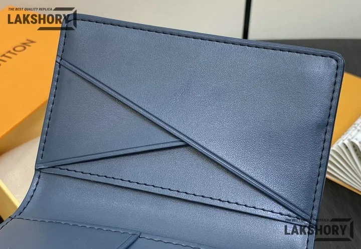Louis Vuitton 1:1 Mirror Replica Pocket Organizer Taurillon Monogram Sapphire 7.5CM/3IN Louis Vuitton Replica Wallets Louis Vuitton 1:1 Mirror Replica Pocket Organizer Taurillon Monogram Sapphire 7.5CM/3IN Louis Vuitton Replica Wallets