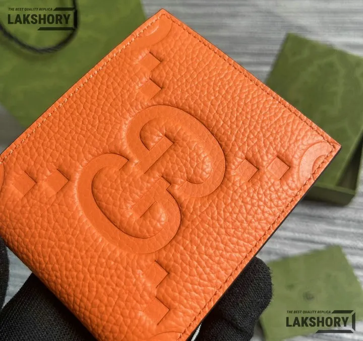 Gucci 1:1 Mirror Replica Jumbo GG Bifold Leather Coin Wallet 9CM/3.5IN Gucci Replica Wallets Gucci 1:1 Mirror Replica Jumbo GG Bifold Leather Coin Wallet 9CM/3.5IN Gucci Replica Wallets