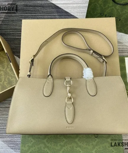 Gucci 1:1 Mirror Replica Jackie Medium Cowhide Tote Bag 40CM/15.7IN Gucci Replica Jackie Bags