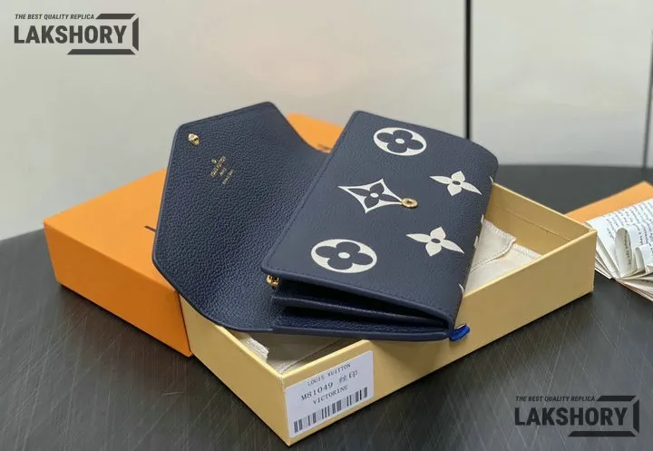 Louis Vuitton 1:1 Mirror Replica Sarah Wallet Bicolor Monogram Empreinte Leather 19CM/7.5IN Louis Vuitton Replica Wallets Louis Vuitton 1:1 Mirror Replica Sarah Wallet Bicolor Monogram Empreinte Leather 19CM/7.5IN Louis Vuitton Replica Wallets
