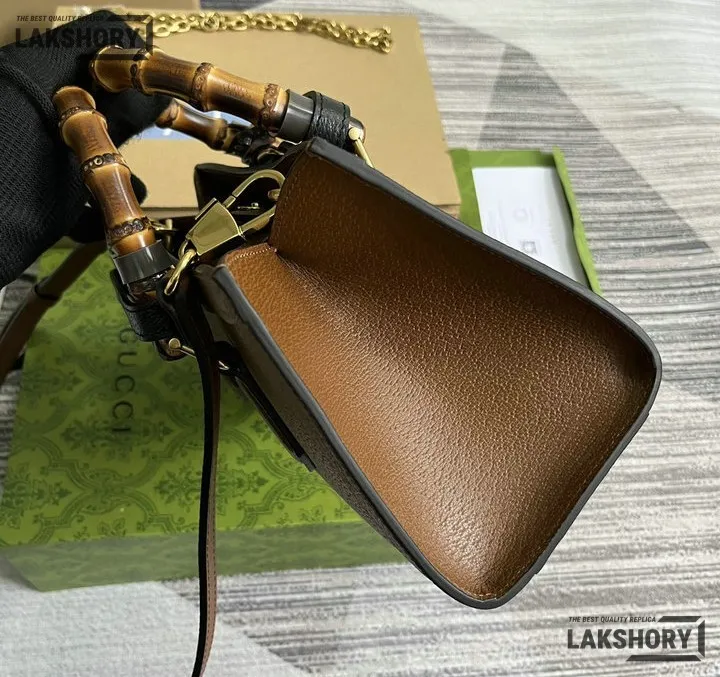 Gucci 1:1 Mirror Replica Calfskin Web Small Diana Shoulder Bag 27CM/10.6IN Gucci Replica Bamboo Bags Gucci 1:1 Mirror Replica Calfskin Web Small Diana Shoulder Bag 27CM/10.6IN Gucci Replica Bamboo Bags