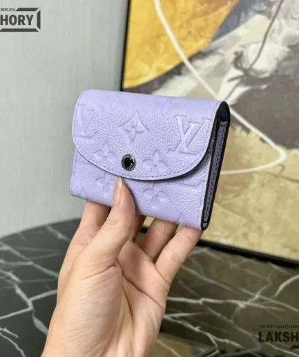 Louis Vuitton 1:1 Mirror Replica Empreinte Rosalie Coin Purse 8CM/3.1IN Louis Vuitton Replica Wallets