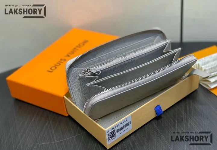 Louis Vuitton 1:1 Mirror Replica Zippy Wallet Monogram Empreinte Brume Gray 19.5CM/7.7IN Louis Vuitton Replica Wallets Louis Vuitton 1:1 Mirror Replica Zippy Wallet Monogram Empreinte Brume Gray 19.5CM/7.7IN Louis Vuitton Replica Wallets