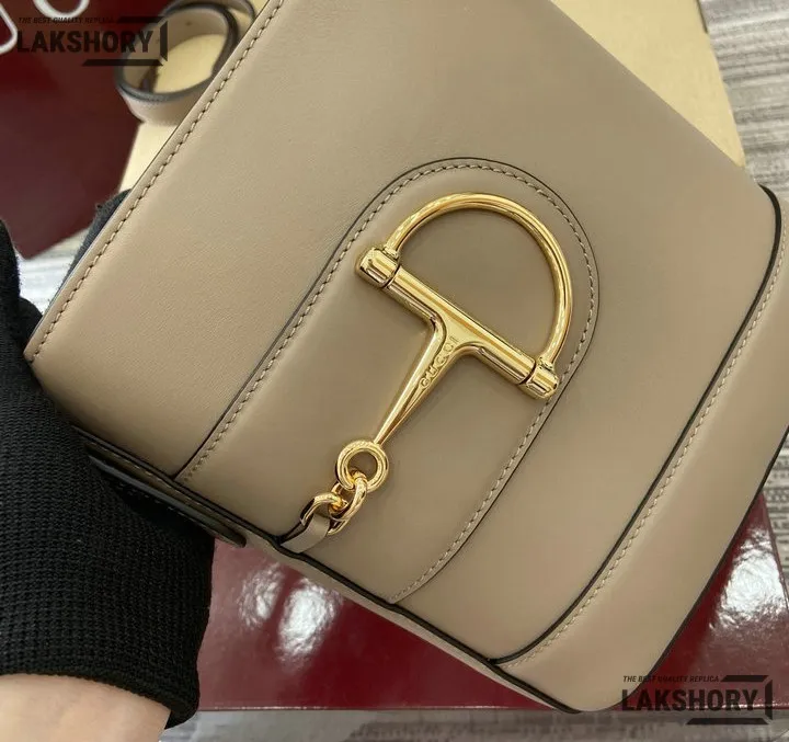 Gucci 1:1 Mirror Replica 73 Small Blue Taupe Bucket Bag 20CM/7.9IN Gucci Replica Horsebit Bags Gucci 1:1 Mirror Replica 73 Small Blue Taupe Bucket Bag 20CM/7.9IN Gucci Replica Horsebit Bags