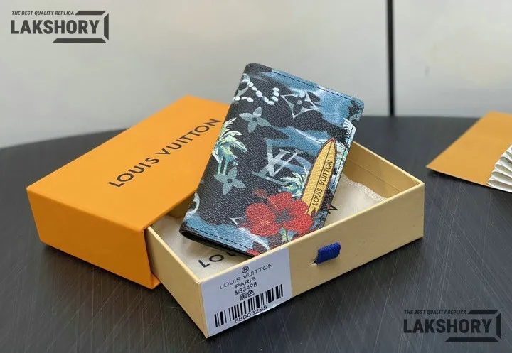 Louis Vuitton 1:1 Mirror Replica Pocket Organizer Monogram Surfin’ 7.5CM/3IN Louis Vuitton Replica Wallets Louis Vuitton 1:1 Mirror Replica Pocket Organizer Monogram Surfin’ 7.5CM/3IN Louis Vuitton Replica Wallets