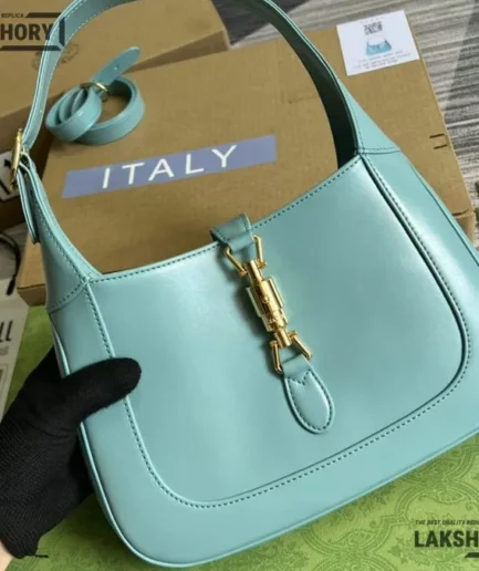 Gucci 1:1 Mirror Replica Calfskin Boarded Dyana Lux Jackie 1961 Hobo 28CM/11IN Gucci Replica Jackie Bags