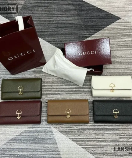 Gucci 1:1 Mirror Replica Leather Softbit Continental Wallet 19CM/7.5IN Gucci Replica Wallets