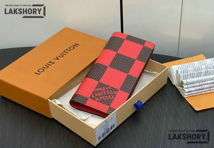 Louis Vuitton 1:1 Mirror Replica Portefeuille Brazza Long Wallet 19CM/7.5IN Louis Vuitton Replica Wallets Louis Vuitton 1:1 Mirror Replica Portefeuille Brazza Long Wallet 19CM/7.5IN Louis Vuitton Replica Wallets