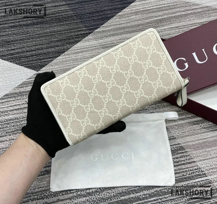 Gucci 1:1 Mirror Replica GG Emblem Zip Around Wallet 19CM/7.5IN Gucci Replica Wallets Gucci 1:1 Mirror Replica GG Emblem Zip Around Wallet 19CM/7.5IN Gucci Replica Wallets
