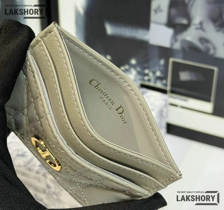 Dior 1:1 Mirror Replica Dior Caro Freesia Card Holder Christian Dior Replica Wallets Dior 1:1 Mirror Replica Dior Caro Freesia Card Holder Christian Dior Replica Wallets