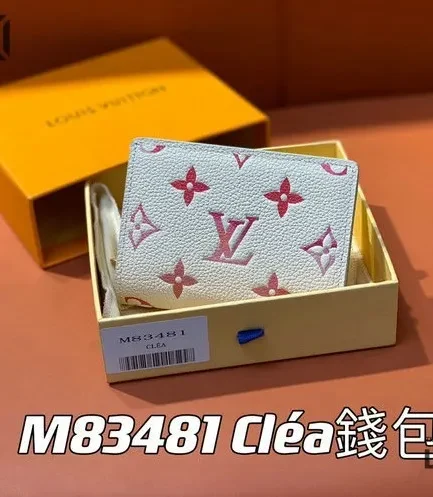 Louis Vuitton 1:1 Mirror Replica Clea Wallet Monogram Empreinte Leather 12CM/4.7IN Louis Vuitton Replica Wallets