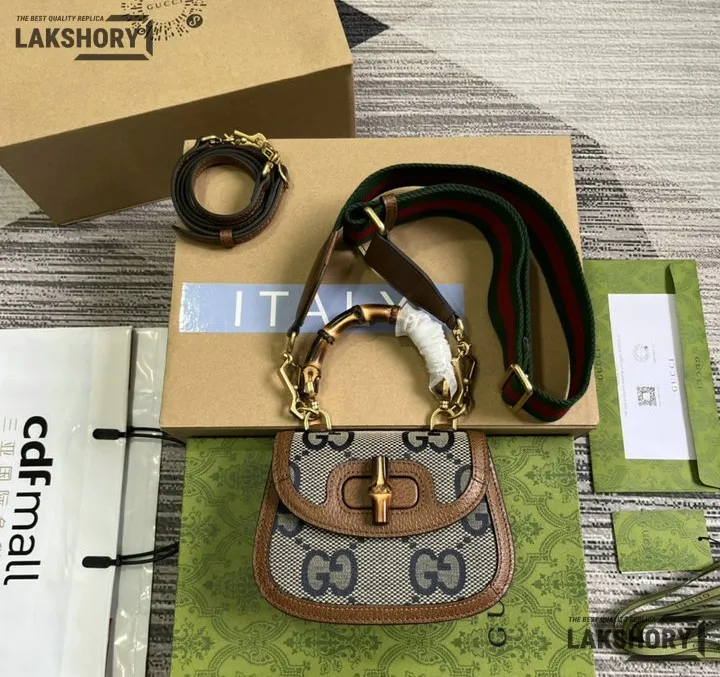 Gucci 1:1 Mirror Replica Canvas Bamboo 1947 Leather Bag Gucci Replica Bamboo Bags Gucci 1:1 Mirror Replica Canvas Bamboo 1947 Leather Bag Gucci Replica Bamboo Bags