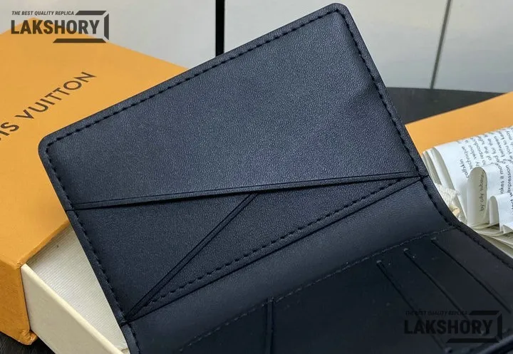 Louis Vuitton 1:1 Mirror Replica Pocket Organizer Epi XL Wallet Black 7.5CM/3IN Louis Vuitton Replica Wallets Louis Vuitton 1:1 Mirror Replica Pocket Organizer Epi XL Wallet Black 7.5CM/3IN Louis Vuitton Replica Wallets
