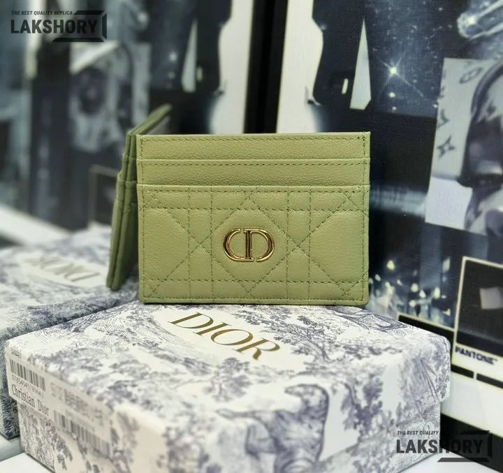 Dior 1:1 Mirror Replica Dior Caro Freesia Card Holder Christian Dior Replica Wallets Dior 1:1 Mirror Replica Dior Caro Freesia Card Holder Christian Dior Replica Wallets