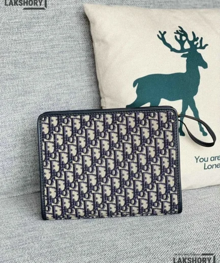 Dior 1:1 Mirror Replica 30 Montaigne Dea Pouch Oblique Jacquard 26CM/10.2IN Christian Dior Replica 30 Montaigne