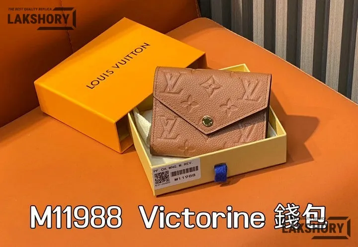 Louis Vuitton 1:1 Mirror Replica Victorine Wallet Monogram Empreinte Leather 12CM/4.7IN Louis Vuitton Replica Wallets Louis Vuitton 1:1 Mirror Replica Victorine Wallet Monogram Empreinte Leather 12CM/4.7IN Louis Vuitton Replica Wallets