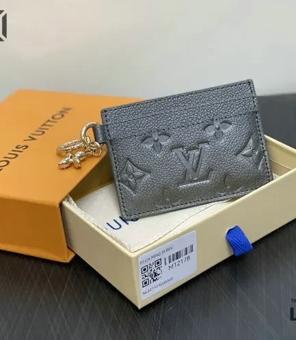Louis Vuitton 1:1 Mirror Replica Empreinte Monogram LV Charms Card Holder 7CM/2.8IN Louis Vuitton Replica Wallets