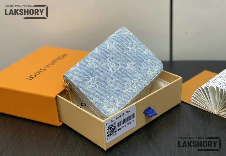 Louis Vuitton 1:1 Mirror Replica Zippy Coin Purse Washed Gray Monogram Denim 11CM/4.3IN Louis Vuitton Replica Wallets Louis Vuitton 1:1 Mirror Replica Zippy Coin Purse Washed Gray Monogram Denim 11CM/4.3IN Louis Vuitton Replica Wallets