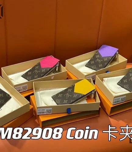 Louis Vuitton 1:1 Mirror Replica Coin Card Holder 8CM/3.1IN Louis Vuitton Replica Wallets