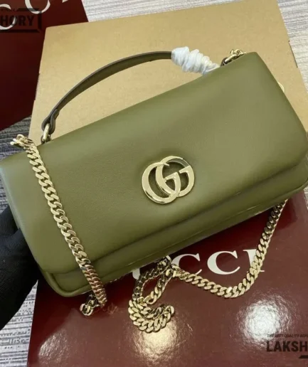 Gucci 1:1 Mirror Replica GG Milano Small Top Handle Bag 26CM/10.2IN Gucci Replica Marmont Bags