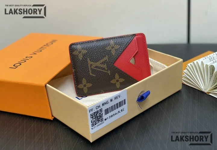 Louis Vuitton 1:1 Mirror Replica Porte-Cartes Magnet Monogram Eclipse 6.5CM/2.6IN Louis Vuitton Replica Wallets Louis Vuitton 1:1 Mirror Replica Porte-Cartes Magnet Monogram Eclipse 6.5CM/2.6IN Louis Vuitton Replica Wallets