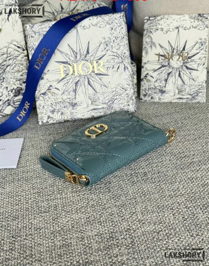 Dior 1:1 Mirror Replica Dior Microcannage Patent Leather Croisiere Wallet on Chain 11CM/4.3IN Christian Dior Replica Wallets Dior 1:1 Mirror Replica Dior Microcannage Patent Leather Croisiere Wallet on Chain 11CM/4.3IN Christian Dior Replica Wallets