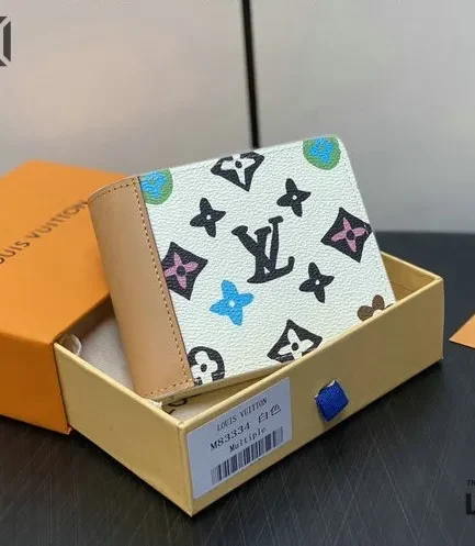 Louis Vuitton 1:1 Mirror Replica x Tyler The Creator Multiple Wallet 11.5CM/4.5IN Louis Vuitton Replica Wallets
