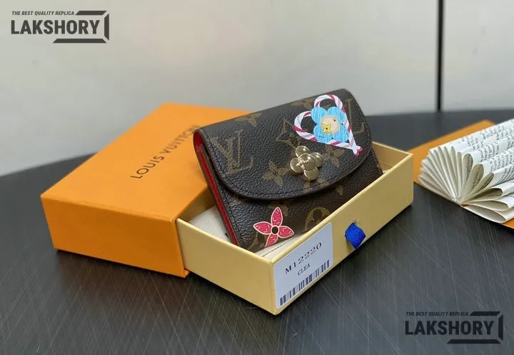 Louis Vuitton 1:1 Mirror Replica Rosalie Coin Purse Monogram Candy Red 11CM/4.3IN Louis Vuitton Replica Wallets Louis Vuitton 1:1 Mirror Replica Rosalie Coin Purse Monogram Candy Red 11CM/4.3IN Louis Vuitton Replica Wallets