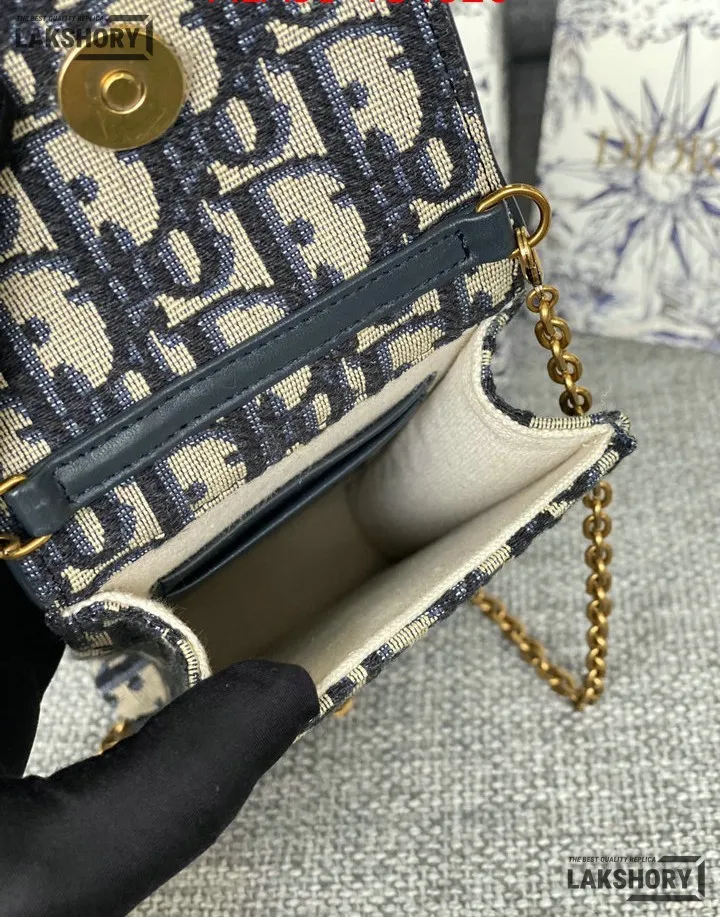 Dior 1:1 Mirror Replica Saddle Vertical Pouch Blue Dior Oblique Jacquard Christian Dior Replica Wallets Dior 1:1 Mirror Replica Saddle Vertical Pouch Blue Dior Oblique Jacquard Christian Dior Replica Wallets