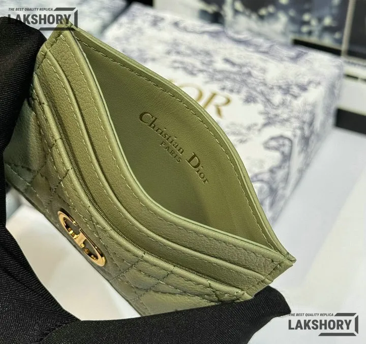Dior 1:1 Mirror Replica Dior Caro Freesia Card Holder Christian Dior Replica Wallets Dior 1:1 Mirror Replica Dior Caro Freesia Card Holder Christian Dior Replica Wallets