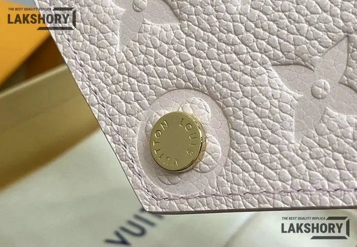 Louis Vuitton 1:1 Mirror Replica White Empreinte Monogram Leather Victorine Wallet 12CM/4.7IN Louis Vuitton Replica Wallets Louis Vuitton 1:1 Mirror Replica White Empreinte Monogram Leather Victorine Wallet 12CM/4.7IN Louis Vuitton Replica Wallets