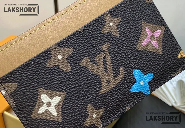 Louis Vuitton 1:1 Mirror Replica LV Tyler The Creator Multiple Wallet Craggy 7CM/2.8IN Louis Vuitton Replica Wallets Louis Vuitton 1:1 Mirror Replica LV Tyler The Creator Multiple Wallet Craggy 7CM/2.8IN Louis Vuitton Replica Wallets