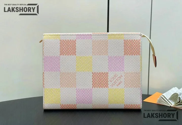 Louis Vuitton 1:1 Mirror Replica Toilet Pouch Peach 25CM/9.8IN Louis Vuitton Replica Wallets Louis Vuitton 1:1 Mirror Replica Toilet Pouch Peach 25CM/9.8IN Louis Vuitton Replica Wallets