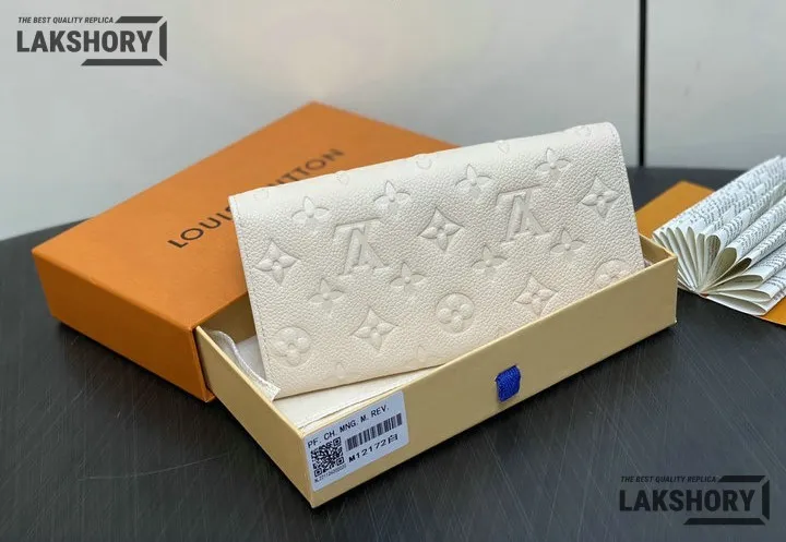 Louis Vuitton 1:1 Mirror Replica Sarah Wallet Monogram Empreinte 19CM/7.5IN Louis Vuitton Replica Wallets Louis Vuitton 1:1 Mirror Replica Sarah Wallet Monogram Empreinte 19CM/7.5IN Louis Vuitton Replica Wallets