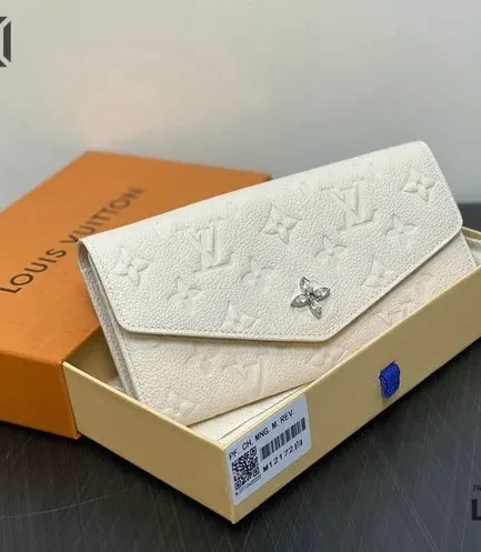 Louis Vuitton 1:1 Mirror Replica Sarah Wallet Monogram Empreinte 19CM/7.5IN Louis Vuitton Replica Wallets