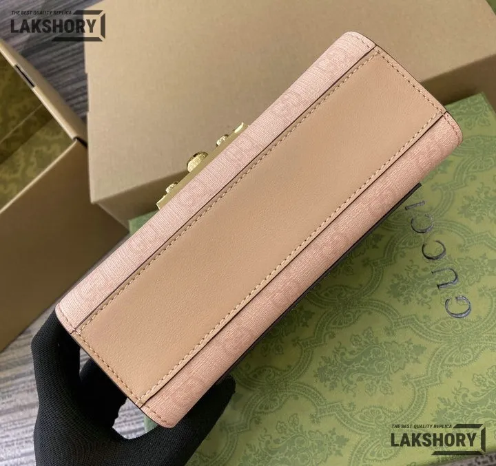 Gucci 1:1 Mirror Replica Padlock GG Supreme Small Shoulder Bag 20CM/7.9IN Gucci Replica Padlock Bags Gucci 1:1 Mirror Replica Padlock GG Supreme Small Shoulder Bag 20CM/7.9IN Gucci Replica Padlock Bags