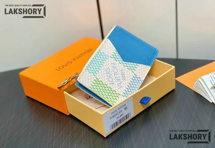 Louis Vuitton 1:1 Mirror Replica Romy Card Holder Damier Canvas 8CM/3.1IN Louis Vuitton Replica Wallets Louis Vuitton 1:1 Mirror Replica Romy Card Holder Damier Canvas 8CM/3.1IN Louis Vuitton Replica Wallets